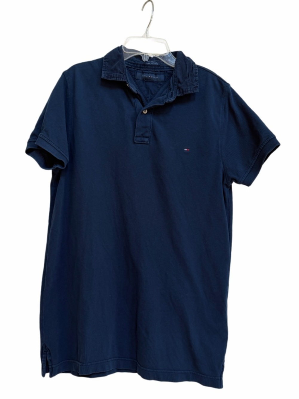 Vintage Tommy Hilfiger Polo Shirt Men’s Medium Deep Navy Cotton
